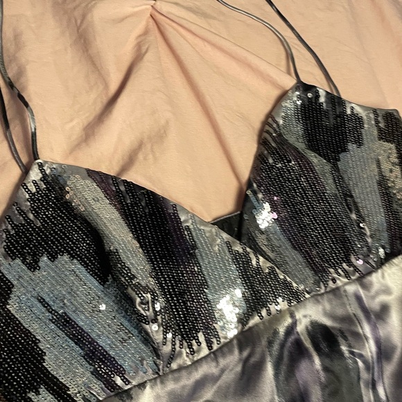 grey sequin mini dress! - Picture 3 of 6